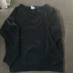Women’s v-neck knit sweater